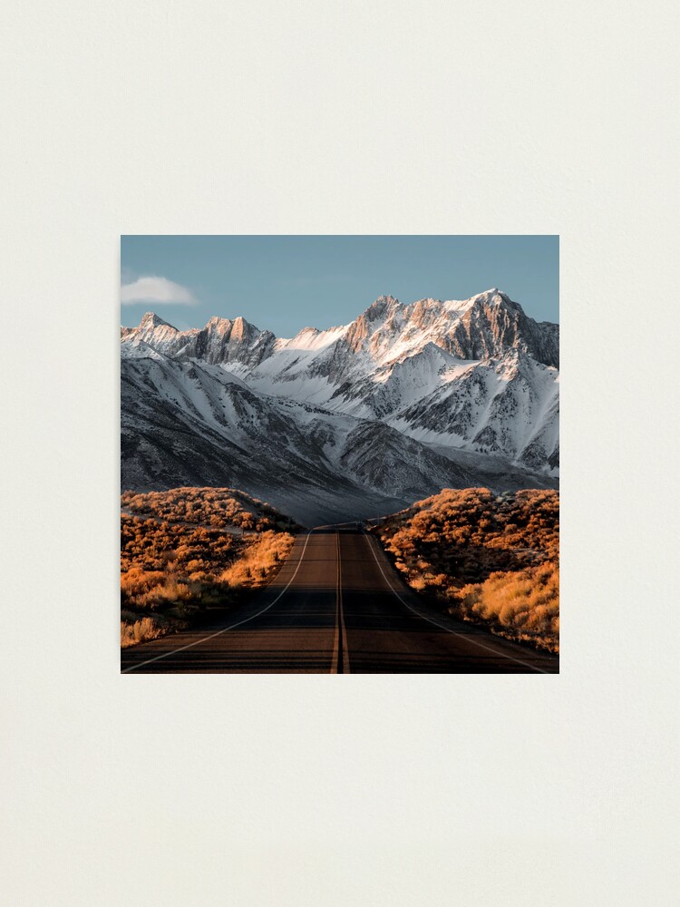 Alternate view of Road to the Mountains Photographic Print