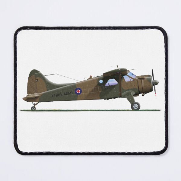 Item preview, DHC DHC-2 BEAVER 1454 XP805 BRITISH ARMY 1972 designed and sold by Grubby Fingers Aircraft Illustration.