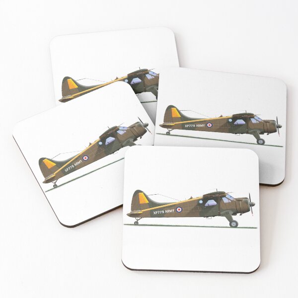 Item preview, DHC DHC-2 BEAVER 1450 XP779 BRITISH ARMY 1971 designed and sold by Grubby Fingers Aircraft Illustration.