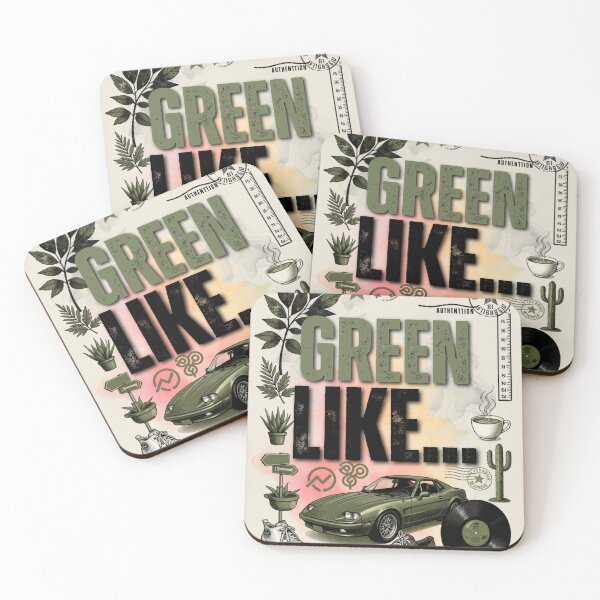 Item preview, **GREEN LIKE... | Vintage Stamp Streetwear Graphic Design** designed and sold by CallisC-Arts.