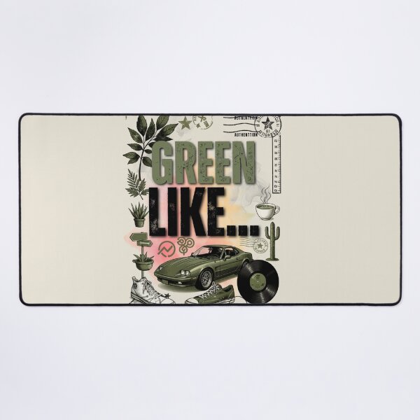 Item preview, **GREEN LIKE... | Vintage Stamp Streetwear Graphic Design** designed and sold by CallisC-Arts.
