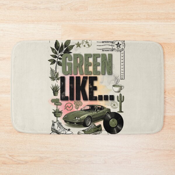 Item preview, **GREEN LIKE... | Vintage Stamp Streetwear Graphic Design** designed and sold by CallisC-Arts.