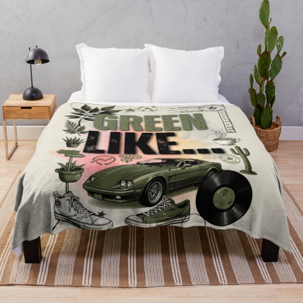 Item preview, **GREEN LIKE... | Vintage Stamp Streetwear Graphic Design** designed and sold by CallisC-Arts.