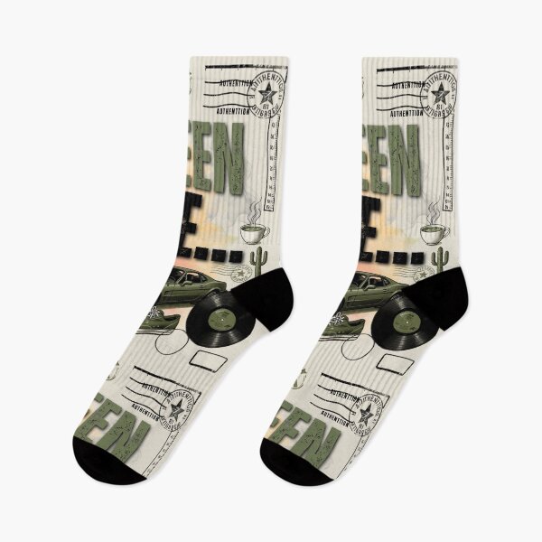 Item preview, **GREEN LIKE... | Vintage Stamp Streetwear Graphic Design** designed and sold by CallisC-Arts.
