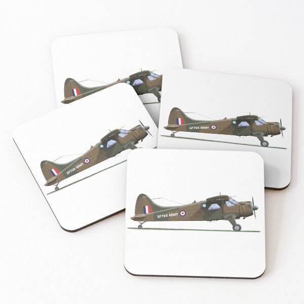 Artikelvorschau, DHC DHC-2 BEAVER 1421 XP769 BRITISCHE ARMEE 1970 entworfen und verkauft von Grubby Fingers Aircraft Illustration.