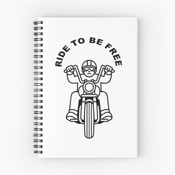 Item preview, Ride to be Free - Iron & Line Motorcycle Art designed and sold by The Bold Line Studio.