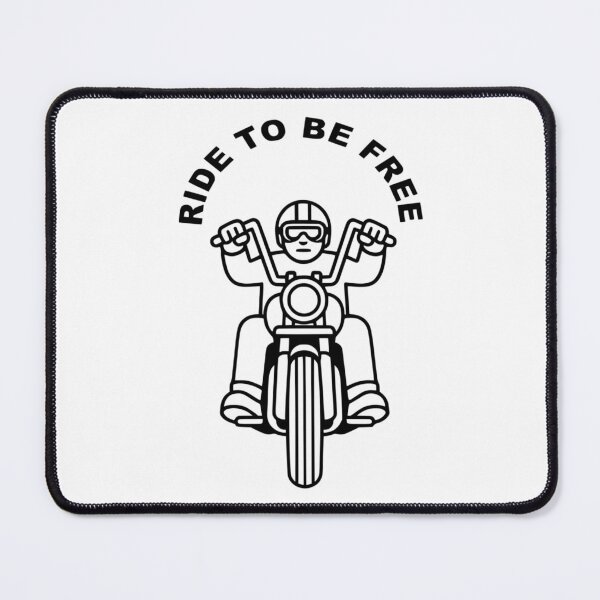 Item preview, Ride to be Free - Iron & Line Motorcycle Art designed and sold by The Bold Line Studio.