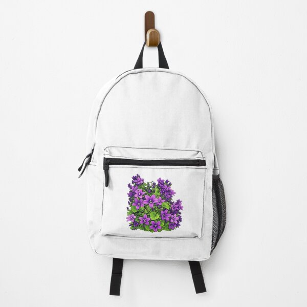 Item preview, Purple Campanula Blooms – Botanical Illustration Art designed and sold by Fantasy and more.