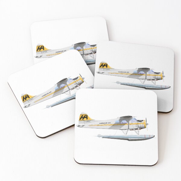 Artikelvorschau, DHC DHC-2 BEAVER 1316 C-GTBQ HARBOUR AIR 2015 entworfen und verkauft von Grubby Fingers Aircraft Illustration.