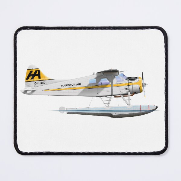 Item preview, DHC DHC-2 BEAVER 1316 C-GTBQ HARBOUR AIR 2015 designed and sold by Grubby Fingers Aircraft Illustration.