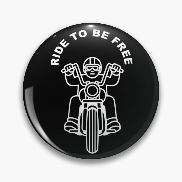 Item preview, Ride to be Free - Iron & Line Motorcycle Art designed and sold by The Bold Line Studio.