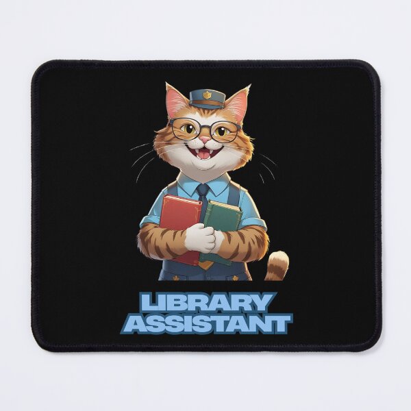 Item preview, Library Assistant Cat designed and sold by sydney-syder.