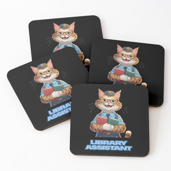 Item preview, Library Assistant Cat designed and sold by sydney-syder.