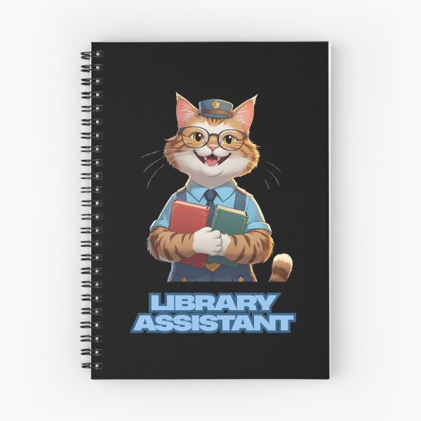 Item preview, Library Assistant Cat designed and sold by sydney-syder.