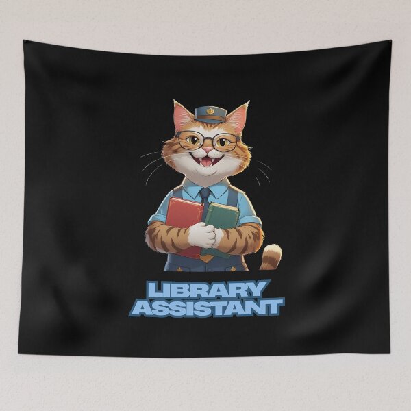 Item preview, Library Assistant Cat designed and sold by sydney-syder.