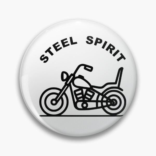 Item preview, Steel Spirit Chopper - Iron & Line Motorcycle Art designed and sold by The Bold Line Studio.
