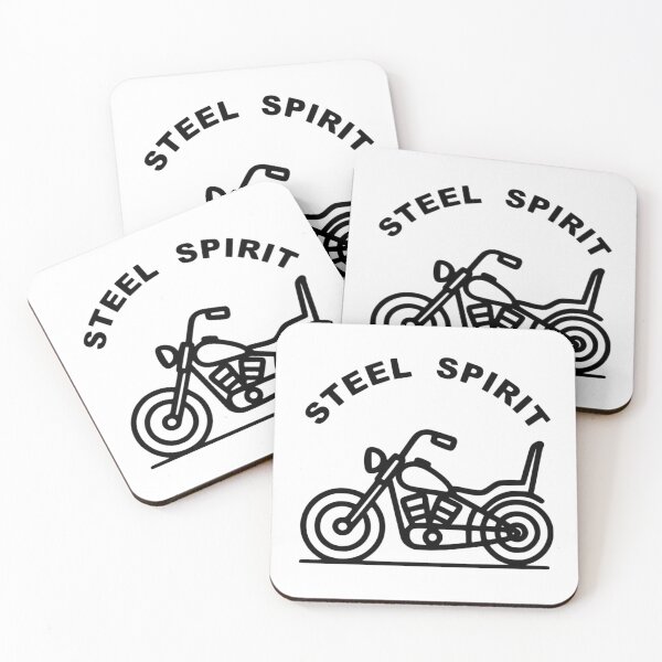 Item preview, Steel Spirit Chopper - Iron & Line Motorcycle Art designed and sold by The Bold Line Studio.