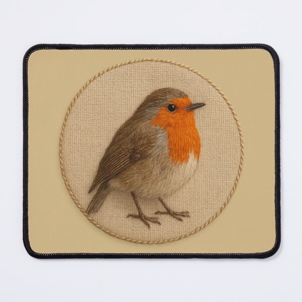 Item preview, Robin Embroidery Patch Design designed and sold by ChirpInc.