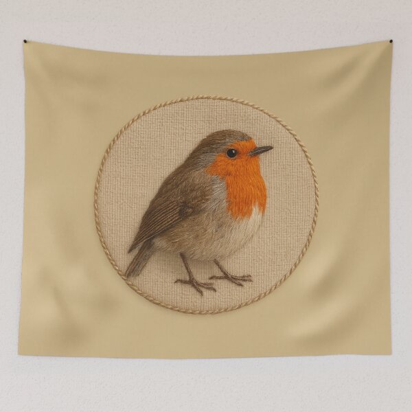Item preview, Robin Embroidery Patch Design designed and sold by ChirpInc.