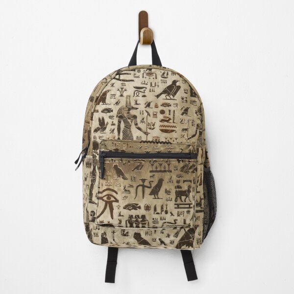 Item preview, Ancient Egyptian Hieroglyphs Wall - Retro Papyrus Gods Pattern designed and sold by GulfSignature.