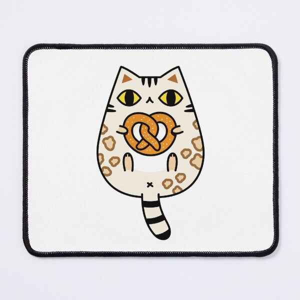 Item preview, Snow Mink Bengal Cat with Pretzel designed and sold by WeaverStudio.