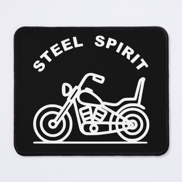 Item preview, Steel Spirit Chopper - Iron & Line Motorcycle Art designed and sold by The Bold Line Studio.