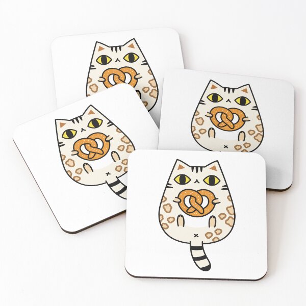 Item preview, Snow Mink Bengal Cat with Pretzel designed and sold by WeaverStudio.