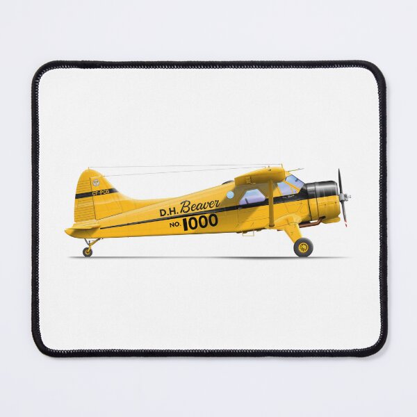 Item preview, DHC DHC-2 BEAVER 1000 CF-PCG 1000TH BEAVER 1956 designed and sold by Grubby Fingers Aircraft Illustration.