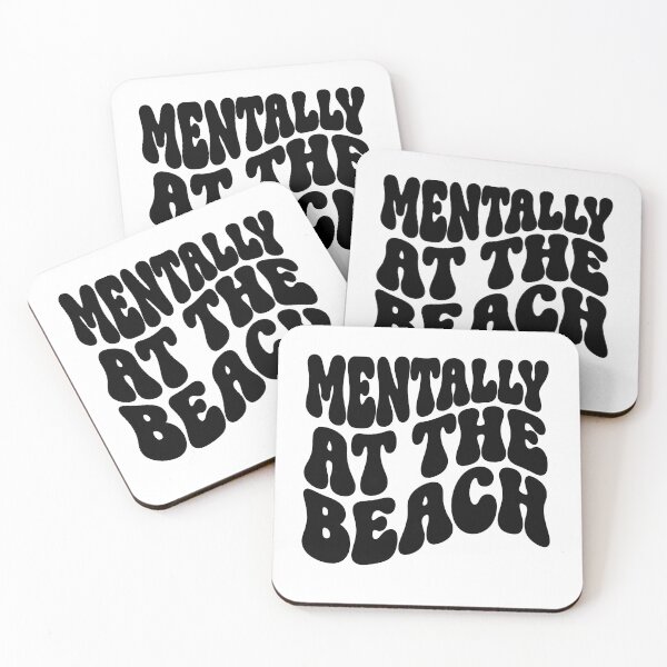 Item preview, Mentally at the Beach – Funny Coastal Vibes Design designed and sold by SLGA-Designs.
