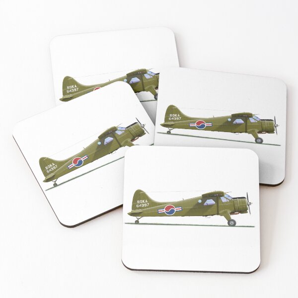 Item preview, DHC DHC-2 BEAVER 983 56-4397 ROK 1964 designed and sold by Grubby Fingers Aircraft Illustration.