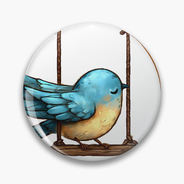 Item preview, Celestial Swing Bluebird designed and sold by pumsquare.