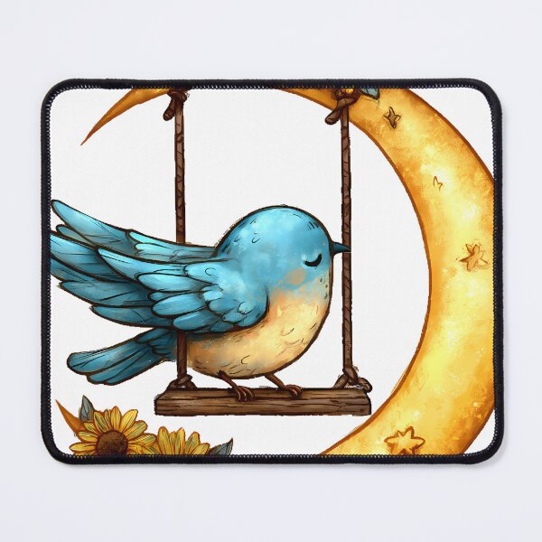 Item preview, Celestial Swing Bluebird designed and sold by pumsquare.