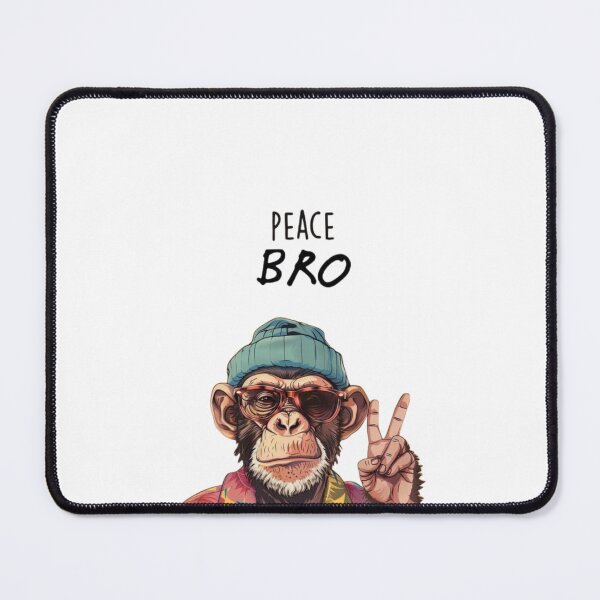 Item preview, Cool Chimp Making Peace Sign - Retro Hawaiian Monkey Art designed and sold by gokhanuzen.