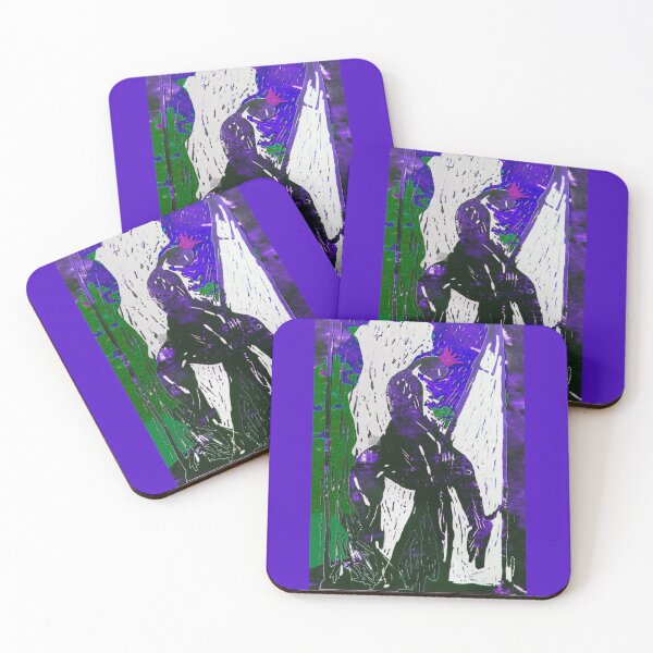 Item preview, Crowned Don Quijote (Original Linocut by ACCI) designed and sold by VanyssaGraphics.