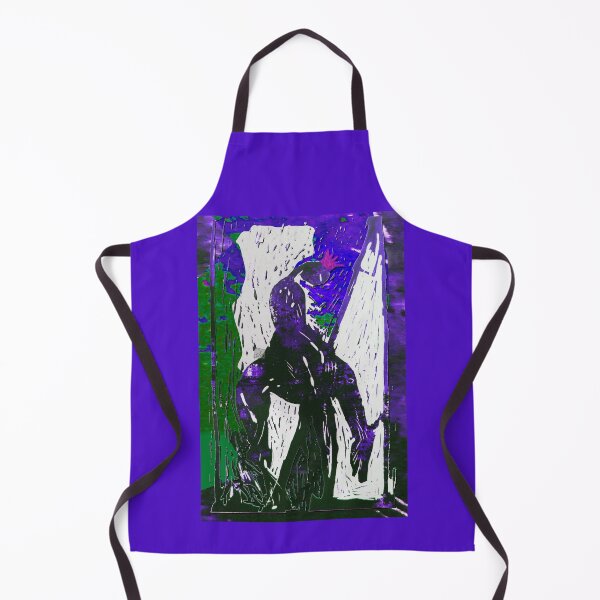 Item preview, Crowned Don Quijote (Original Linocut by ACCI) designed and sold by VanyssaGraphics.
