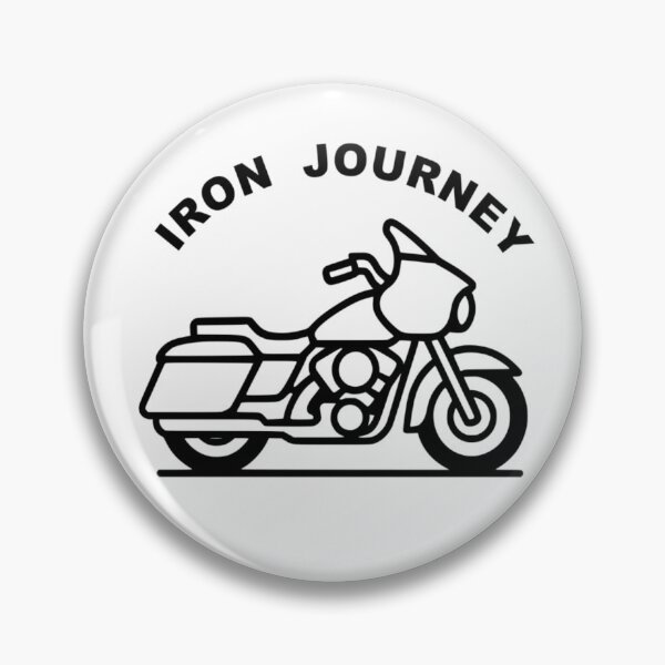 Artikelvorschau, Iron Journey Bagger – Motorradkunst von Iron & Line entworfen und verkauft von The Bold Line Studio.