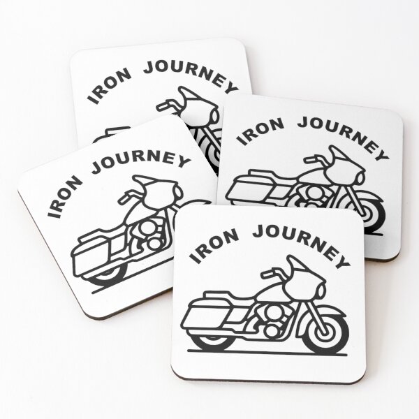 Item preview, Iron Journey Bagger - Iron & Line Motorcycle Art designed and sold by The Bold Line Studio.