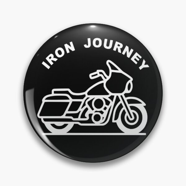 Item preview, Iron Journey Bagger - Iron & Line Motorcycle Art designed and sold by The Bold Line Studio.