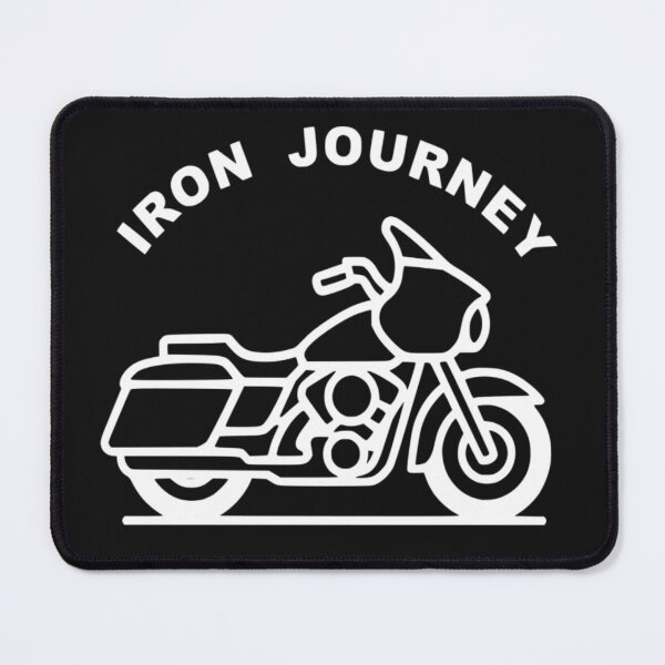 Item preview, Iron Journey Bagger - Iron & Line Motorcycle Art designed and sold by The Bold Line Studio.