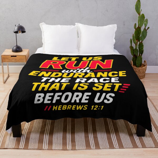 Item preview, Hebrews 12:1 Run With Endurance The Race That Is Set Before Us designed and sold by plushism.
