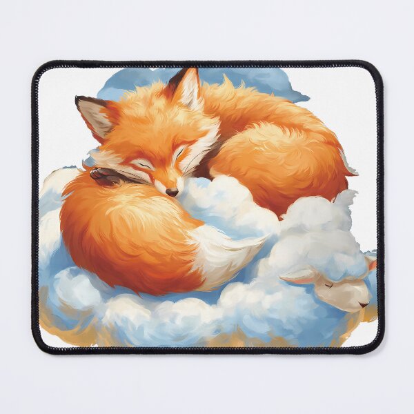 Item preview, Cloud Pillow Fox designed and sold by pumsquare.