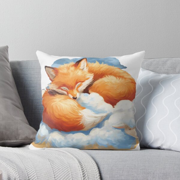 Item preview, Cloud Pillow Fox designed and sold by pumsquare.