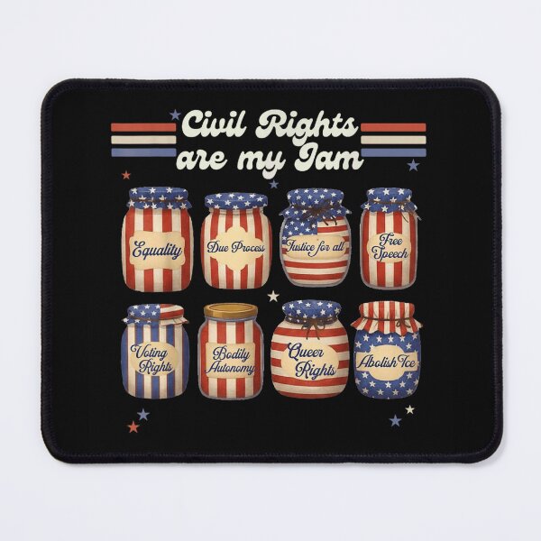 Item preview, Retro Civil Rights Patriotic Mason Jars Voting Equality Bodily Autonomy Graphic designed and sold by KrystinaGiGi.
