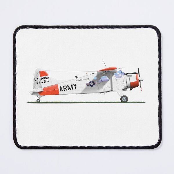 Item preview, DHC DHC-2 BEAVER 823 54-1686 US ARMY JUSMAG 1960 designed and sold by Grubby Fingers Aircraft Illustration.