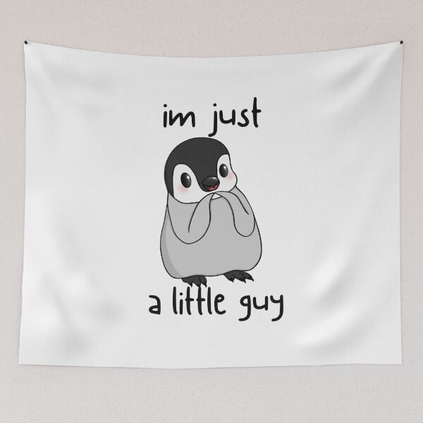 Item preview, im just a little guy penguin  designed and sold by bloomintoyoubiy.