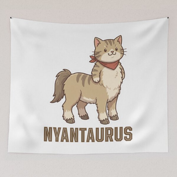 Item preview, A kitty whose lower body has turned into that of a centaur designed and sold by LOVEARTDESIGN.