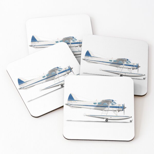 Item preview, DHC DHC-2 BEAVER 803 VH-ZDA HAMILTON ISLAND AIR 2018 designed and sold by Grubby Fingers Aircraft Illustration.