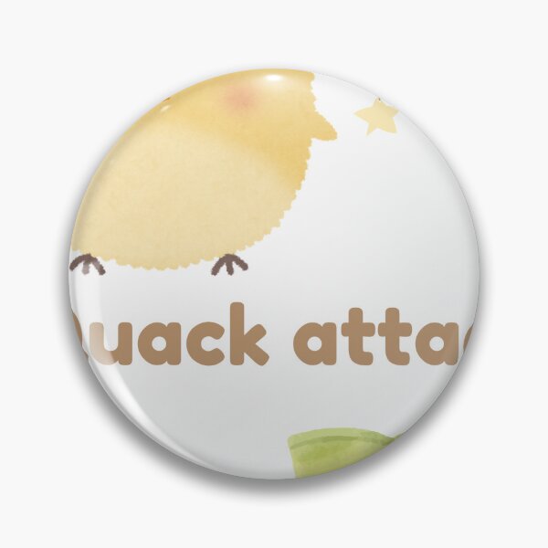 Item preview, Quack Attack Cute Duck Aesthetic Kawaii Yellow Chick Funny Design designed and sold by ravenRM.