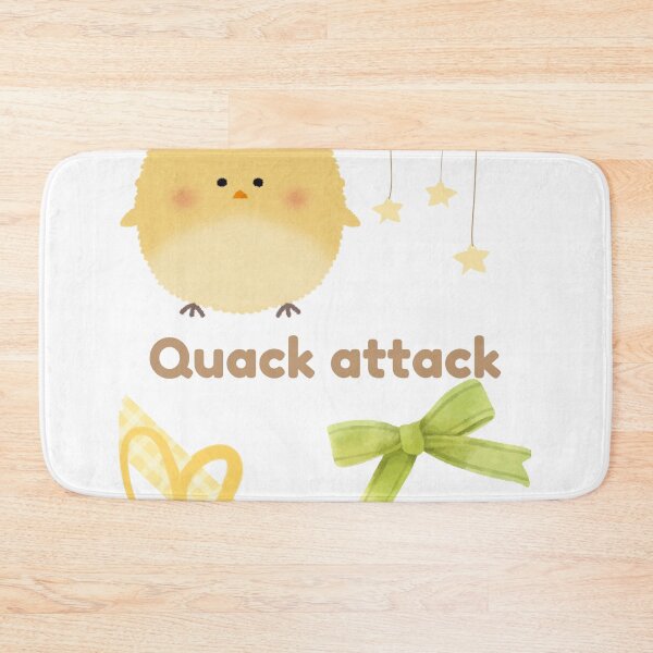 Item preview, Quack Attack Cute Duck Aesthetic Kawaii Yellow Chick Funny Design designed and sold by ravenRM.