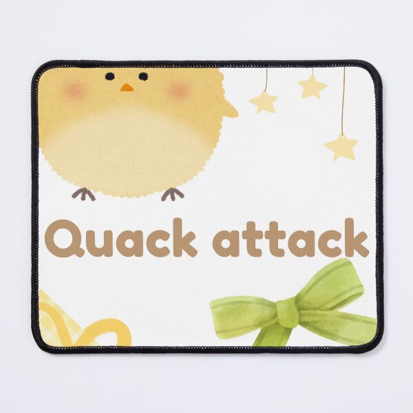Item preview, Quack Attack Cute Duck Aesthetic Kawaii Yellow Chick Funny Design designed and sold by ravenRM.